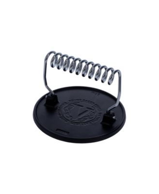 Victoria - Bacon Press, 6.5 " Round / Meat Weight with Wire Handle