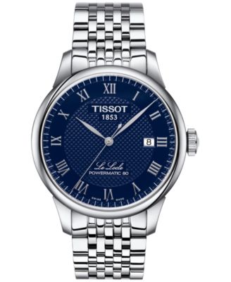 Tissot - Men's Le Locle Powermatic 80 Automatic Stainless Steel Bracelet Watch 39.3mm