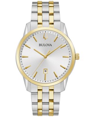 Bulova - Men's Sutton Two-Tone Stainless Steel Bracelet Watch 40mm