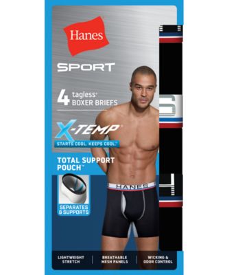 Hanes - Men's Ultimate 4pk. Sport Boxer Briefs