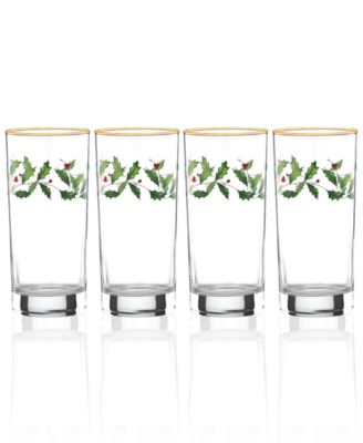 Lenox - Holiday 4-piece Highball Glass Set