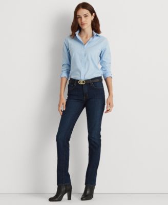 Lauren Ralph Lauren - Super-Stretch Straight-Leg Jeans