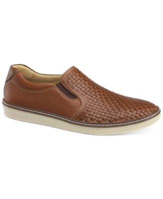 Johnston & Murphy - Men's McGuffey Woven Slip-On Loafers