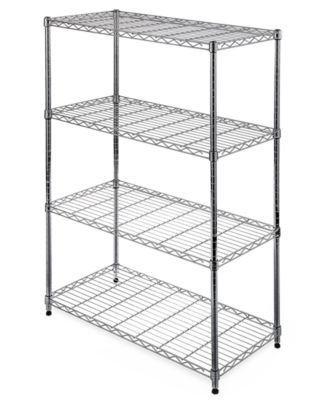 Seville Classics - 4-Tier Steel Wire Shelf