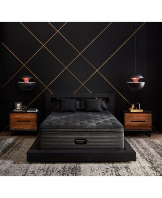 Beautyrest - Black&reg; K-Class 15.75" Firm Pillow Top Mattress Set- Queen Split