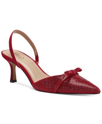 I.N.C. International Concepts - Women's Gelsey Slingback Kitten-Heel Pumps