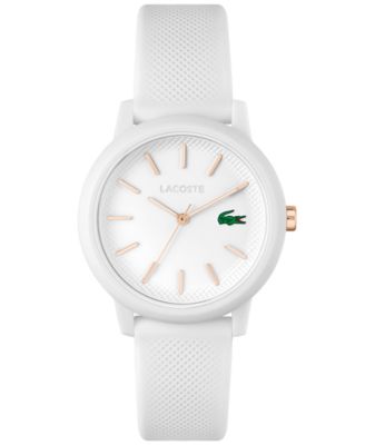 Lacoste - Women's 12.12 White Silicone Strap Watch 36mm