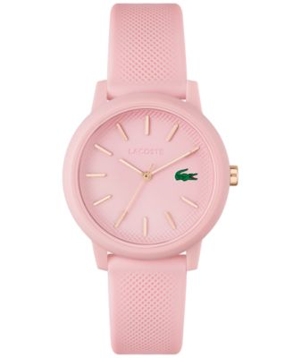 Lacoste - Women's 12.12 Pink Silicone Strap Watch 36mm
