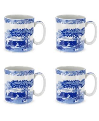 Spode - "Blue Italian" Mugs, Set of 4