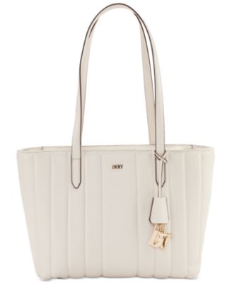 DKNY - Lexington Quilted Faux Leather Zip-Top Tote