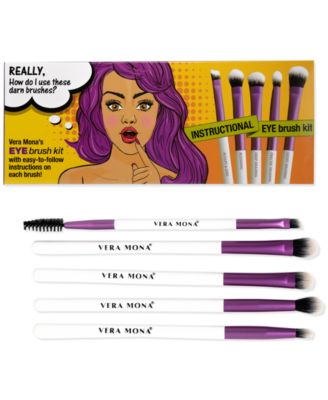 Vera Mona - 5-Pc. Instructional Eye Brush Set