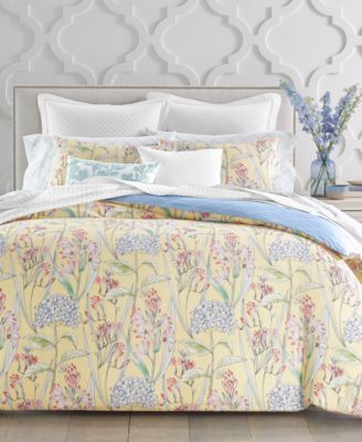 Charter Club - Damask Designs 300-Thread Count Hydrangea 3-Pc. Twin Comforter Set, Created for Macy's