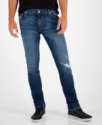 GUESS - Men's Slim-Fit Destroyed Jeans