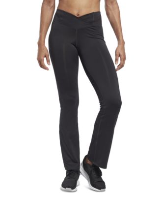 Reebok - Women's Workout Ready Crossover-Waist Bootcut Pants