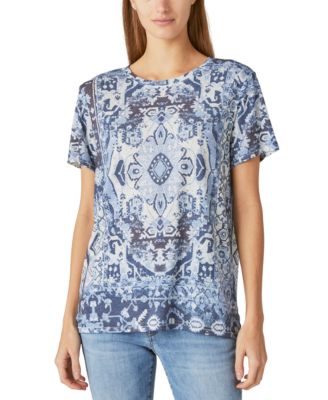 Lucky Brand - Women's Printed Crewneck T-Shirt