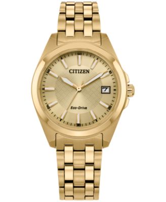Citizen - Women's Peyten Gold-Tone Stainless Steel Bracelet Watch 33mm