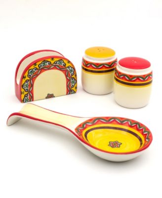 Euro Ceramica - GALICIA 4 PIECE ACCESSORY SET