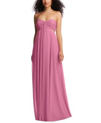 Dessy Collection - Women's Strapless Waist-Cutout Gown