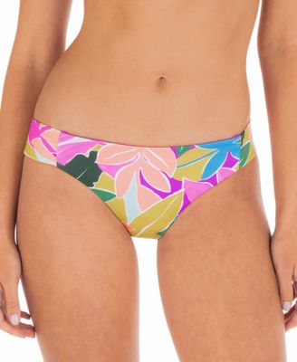 Hurley - Juniors' Max Isla Moderate-Coverage Side-Tab Bikini Bottoms