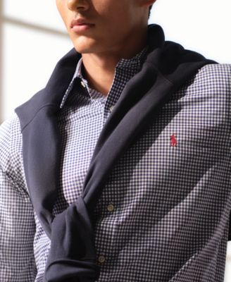 Polo Ralph Lauren - Men's Classic-Fit Gingham Stretch Poplin Shirt