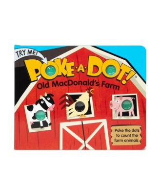 Melissa and Doug - Children's Book - Poke-a-Dot: Old MacDonald’s Farm Board Book with Buttons to Pop