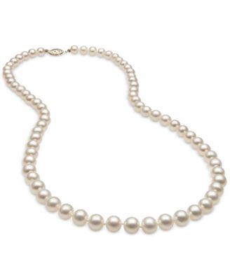 Belle de Mer - AA Cultured Freshwater Pearl (6mm) Strand in 14k Gold