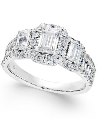 Macy's Brand - Diamond Engagement Ring (2 ct. t.w.) in 14k White Gold