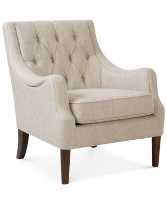 Furniture - Glenis Tufted Accent Chair, Direct Ship
