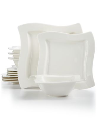 Villeroy & Boch - New Wave Collection 12-Piece Dinnerware Set