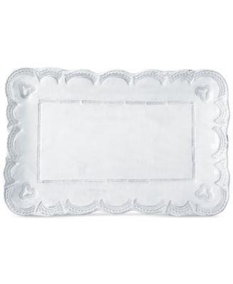 VIETRI - Incanto Lace Small Rectangular Platter