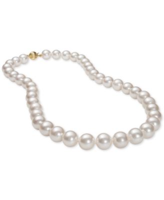Belle de Mer - Cultured Freshwater Pearl (9-1/2mm) Collar Necklace