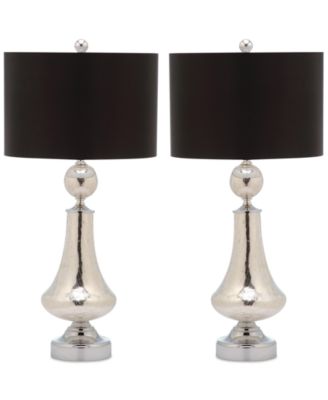 Safavieh - Set of 2 Mercury Crackle Table Lamps