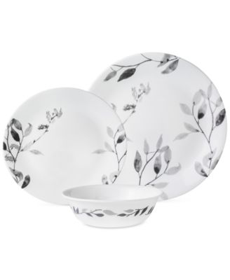 Corelle - Boutique Misty Leaves 12-Piece Dinnerware Set