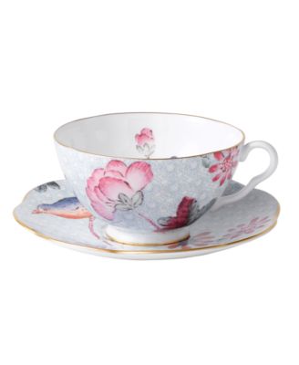 Wedgwood - Dinnerware, Blue Cuckoo Teacup and Saucer