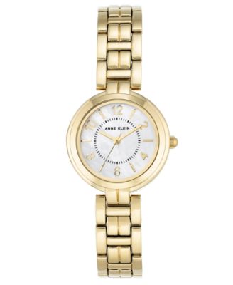 Anne Klein - Women's Gold-Tone Link Bracelet Watch 28mm