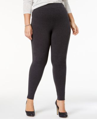 Hue - HUE Plus Size Cotton Leggings