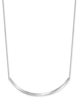 Charter Club - Curved Bar Collar Necklace, 17" + 2" extender