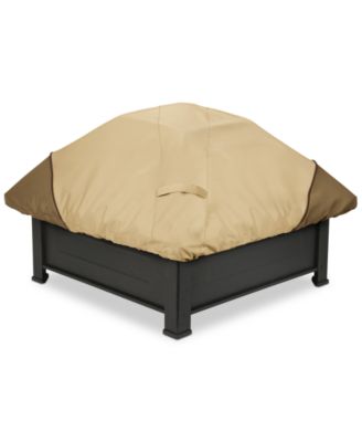 Classic Accessories - Square Fire Pit Cover, Quick Ship