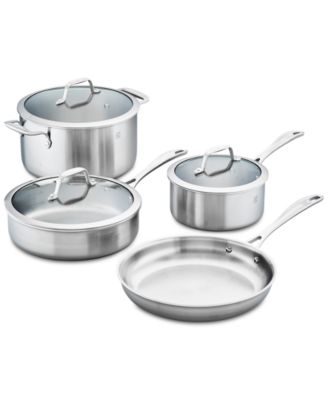 J.A. Henckels - Spirit 7-Pc. Stainless Steel Cookware Set