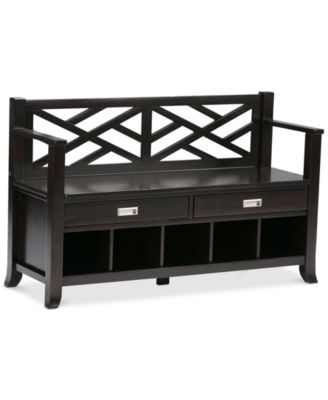 Simpli Home - Entryway Bench, Direct Ship