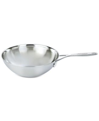 Demeyere - Industry 5-Qt. Stainless Steel Flat-Bottom Wok