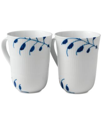 Royal Copenhagen - Blue Fluted Mega Mugs, Set of 2