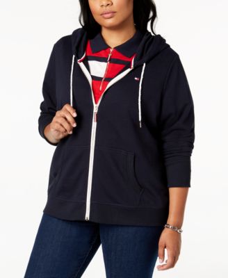 Tommy Hilfiger - Plus Size Zip-Front Hoodie