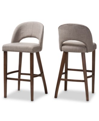 Furniture - Pryston Bar Stool (Set Of 2), Quick Ship