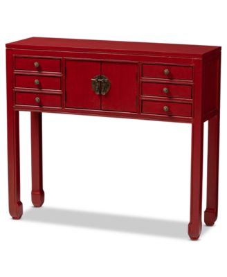 Furniture - Anacan 6-Drawer Console, Quick Ship