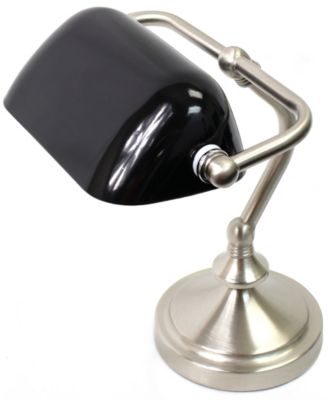 All The Rages - Traditional Mini Banker's Lamp with Glass Shade