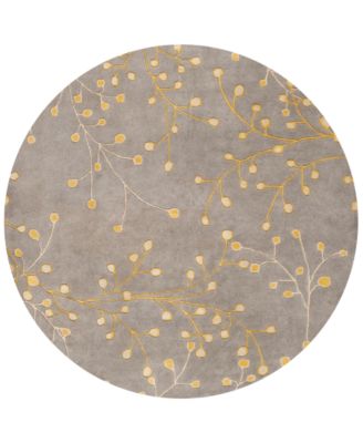 Surya - Athena ATH-5060 Taupe 4' Round Area Rug
