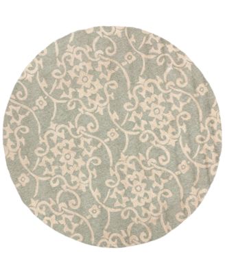Surya - Rain RAI-1103 Sea Foam 8' Round Area Rug