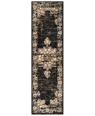 Abbie & Allie Rugs - Paramount PAR-1089 Black 2'2" x 7'6" Runner Area Rug