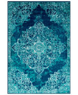 Abbie & Allie Rugs - Paramount PAR-1098 Teal 6'7" x 9'6" Area Rug